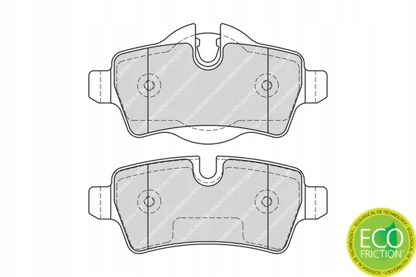 PLAQUETTES FREIN MINI (R56) (R57) (R58) (R59) CLUB