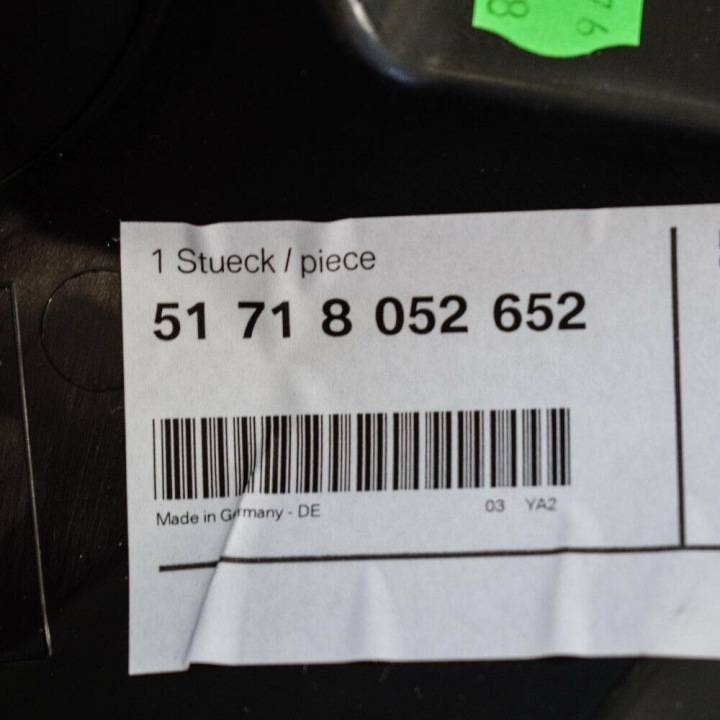 DÉFLECTEUR WARGOWY DROIT VERS BMW 1 F20 51718052652