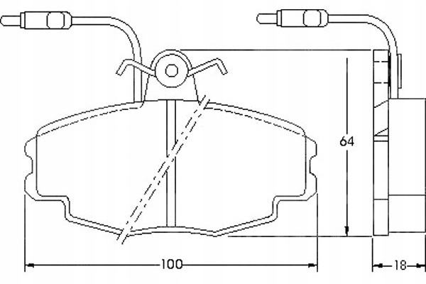 PADS BRAKE CITROEN ZX 91-97 FROM CZUJ. A.B.S. photo 2 - milautoparts-fr.ukrlive.com