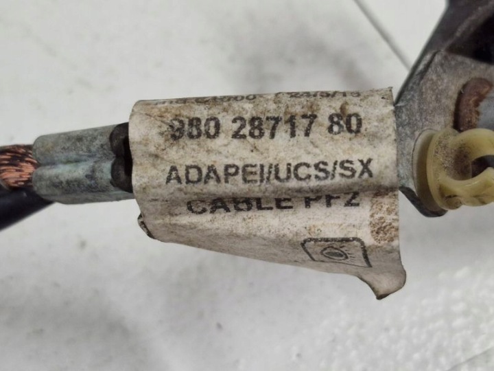 CITROEN DS5 2.0 HDI SERRE-CÂBLE NÉGATIVE FIL BATTERIE 9802871780