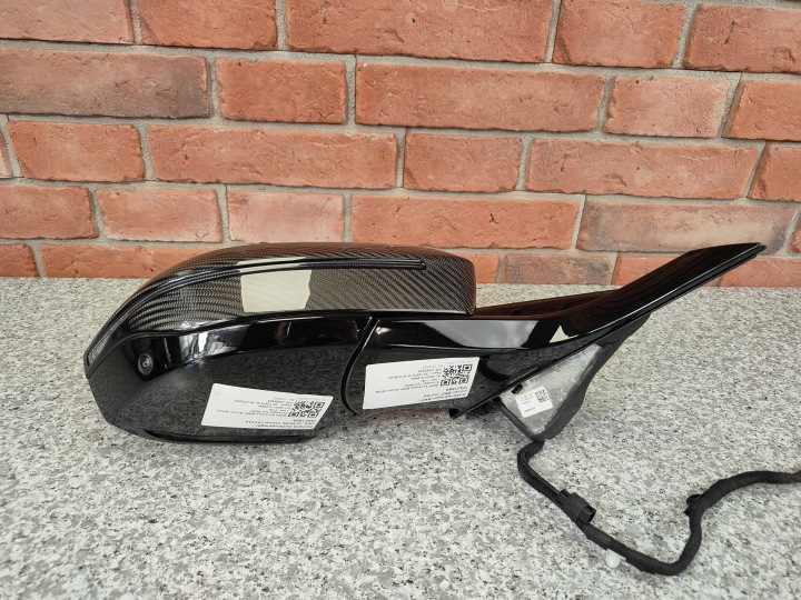 RÉTROVISEUR DROIT 15 GOUPILLE BMW 5 G60 G61 I5 CAMÉRA ASSISTANT CARBONE