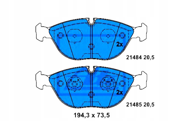 ZAPATAS HAM. DB P. W202- W210- W211 97- 08 