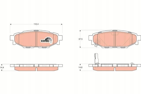 ZAPATAS HAM. SUBARU T. LEGACY 