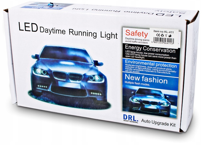 LIGHT LAMPS FOR DRIVER DAYTIME FOR AUTO 20 LED DRL HOMOLOGATION DAYTIME 