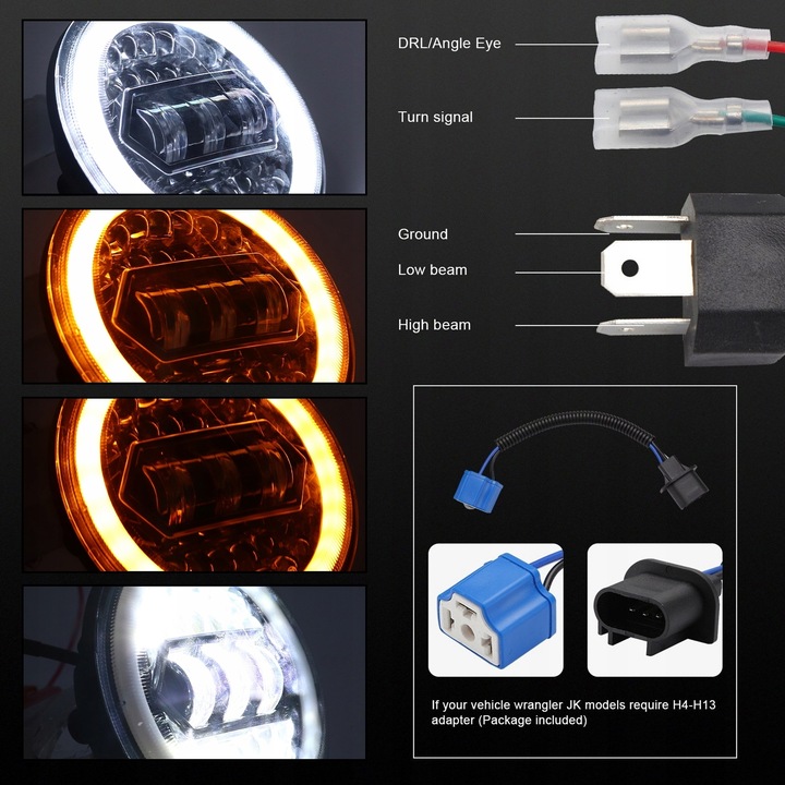 FARO PARA MOTOCICLETA UNIVERSAL DIRECCIÓN 