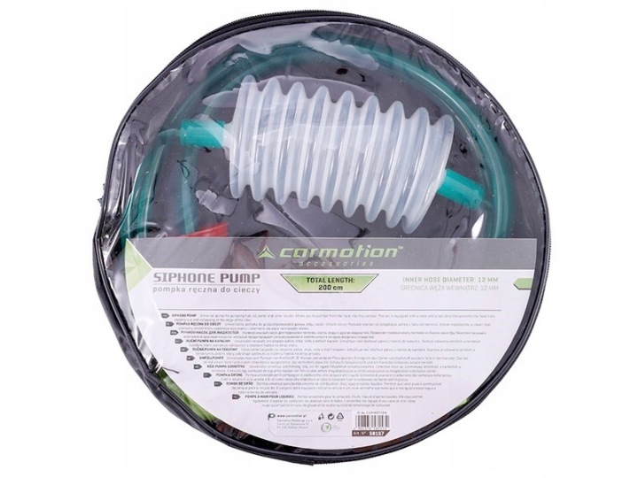 UNIVERSELLE POMPE VERS PRZEPOMPOWYWANIA CARBURANTS I EAU 200 CM, ROBINET