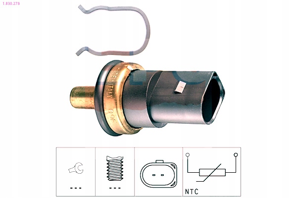 EPS SENSOR TEMPERATURA DE LÍQUIDO AUDI SEAT SKODA VW 