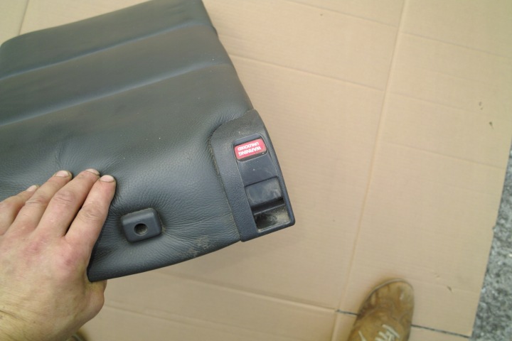 DOSSIER GARNITURE ARRIÈRE NOIRE CUIR VOLVO S40 I V40 LIFT 2000-2004