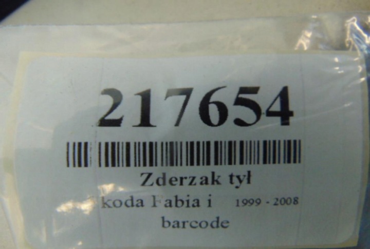 SKODA FABIA I LIFT UNIVERSEL PARE-CHOCS ARRIÈRE CODE VERNIS LF8F