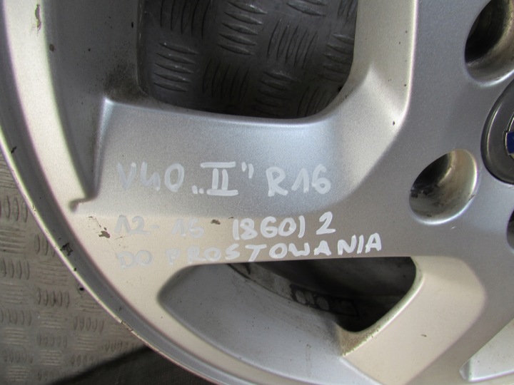 JANTE ALUMINIUM VOLVO V40 II 12-19 6.5X16 H2 ET52.5 16