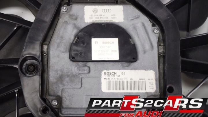CHÂSSIS VENTILATEURS VENTILATEURS AUDI S8 D3 5.2 B 4E0121205N