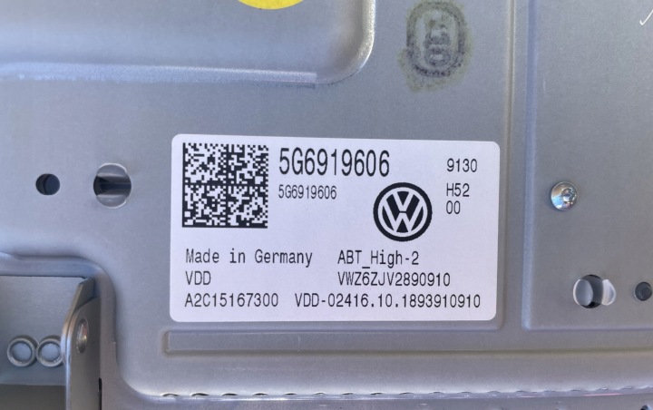 ÉCRAN RADIO NAVI MIB2 PASSAT B8 ARTEON TIGUAN 5NA035022C 5G6919606