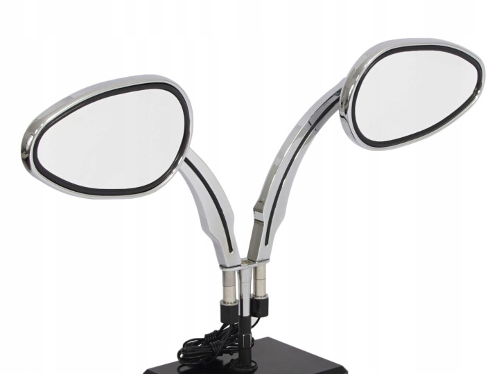 RÉTROVISEURS CHROME CLIGNOTANTS VERS HARLEY TOURING ÉLECTRICITÉ SOFTAIL 82-25