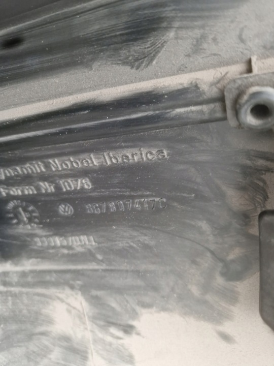 VW POLO II 2 81-94 PARE-CHOCS ARRIÈRE TYL867807417C