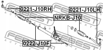 PROTECTION DE TRANSMISSION DE VOLANT FEBEST POUR NISSAN QASHQAI photo 6 - milautoparts-fr.ukrlive.com