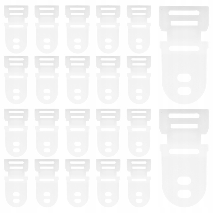 20 PCS PLASTIQUE COURROIE PODBRODKOWY VERS CASQUES BUDOWLANEGO AVEC KLIPSEM KIT ACCESSOIRES PIÈCES
