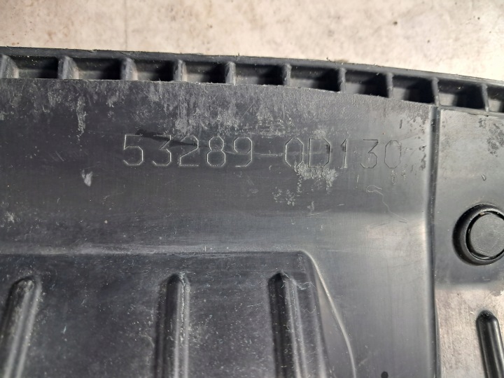 TOYOTA YARIS III PROTECTION PLAQUE SOUS PARE-CHOCS AVANT AVANT 53289-0D130