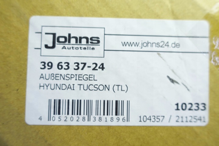 RÉTROVISEUR EXTÉRIEUR GAUCHE HYUNDAI TUCSON 87610D7030