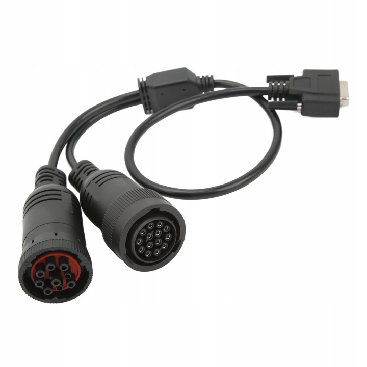 ADAPTATEUR CÂBLES DIAGNOSTYCZNEGO 14PIN 9PIN 457-6114 CAOUTCHOUC ABS HAUTEUR F9