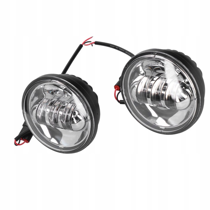 2 PCS 4,5 POUCES MOTOCYCLETTE LANTERNE ANTIBUÉE IP67 6500K BLANCHE R3