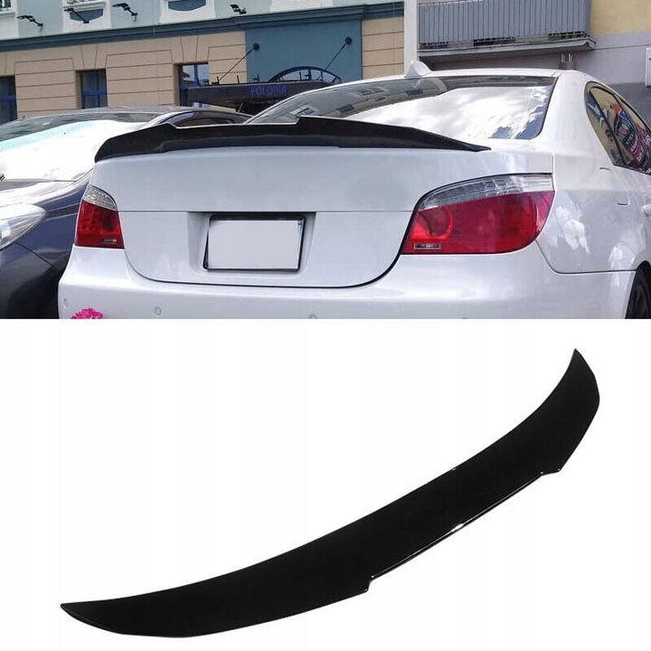 FACING SPOILER BMW E60 04-09 BLACK SPOILER ALA M5 