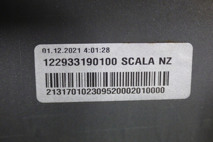 PARE-CHOCS ARRIÈRE 657807421 GRIS METALIK SKODA SCALA