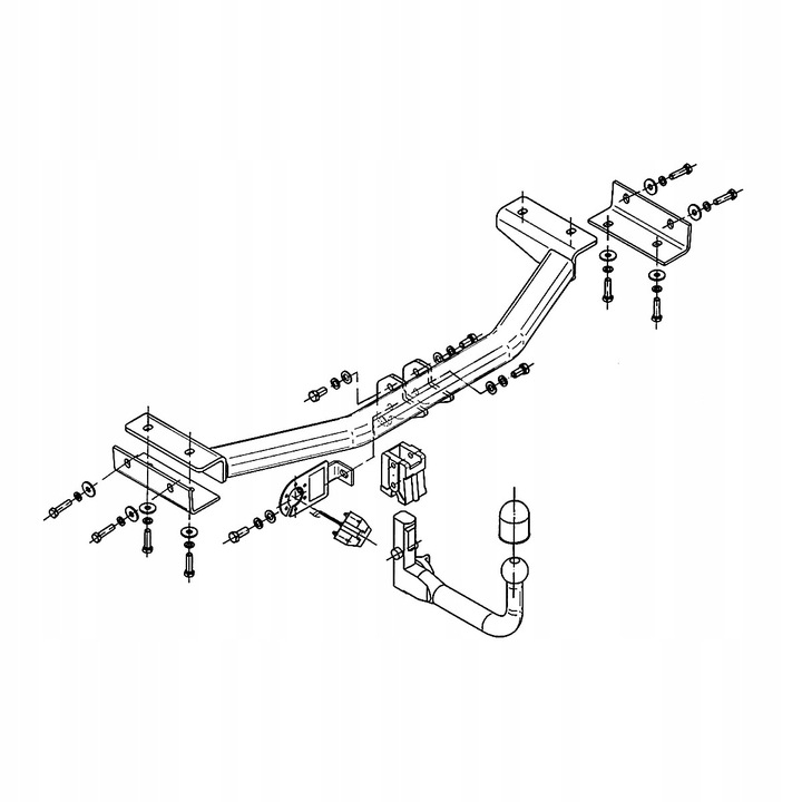 BARRA DE REMOLQUE GANCHO DE REMOLQUE WYPINANY NUEVO JUEGO DE CABLES PARA KIA SPORTAGE 3 3 SL 10-15 7 PIN 