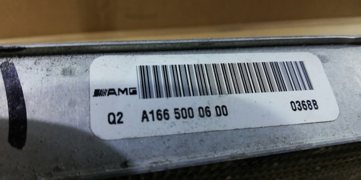 MERCEDES ML GLE 166 AMG 6.3 RADIATEUR EAU
