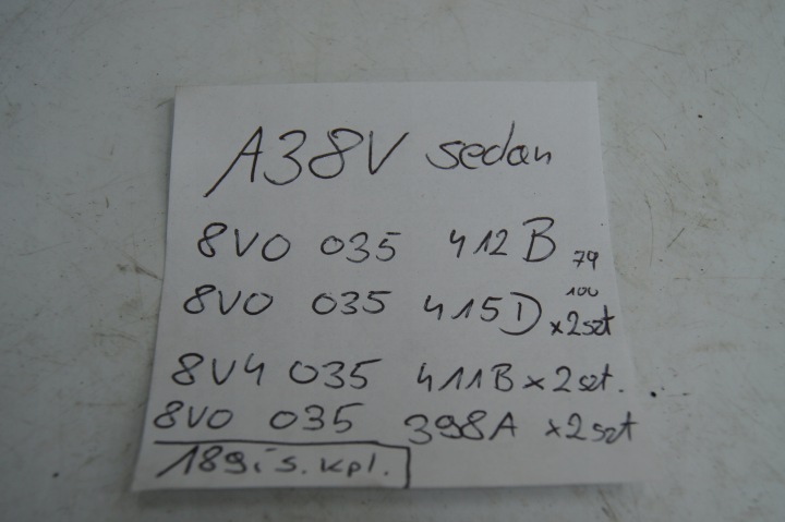HAUT-PARLEUR GAUCHE DROIT ARRIÈRE AVANT SUBWOOFER AUDI A38V A3 8V BERLINE LIFT