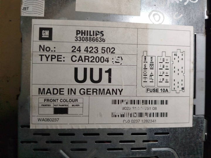 RADIO WYSWIATLACZ OPEL OE 330886636