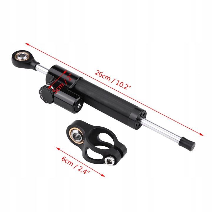 STABILISATEUR AMORTISSEUR SYSTÈMES DIRECTION MOTOCYCLETTE LINIOWA ODWROCONA