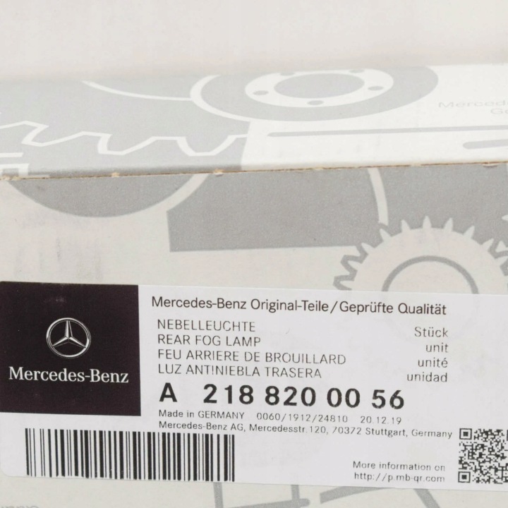 MERCEDES-BENZ CLS C218 FOG LIGHT REAR A2188200056 2016