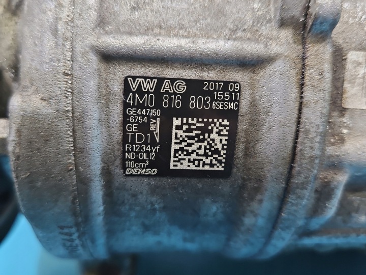 COMPRESSEUR DE CLIMATISATION COMPRESSEUR 4M0816803 447150-6754 AUDI A4 B9 2.0 TFSI