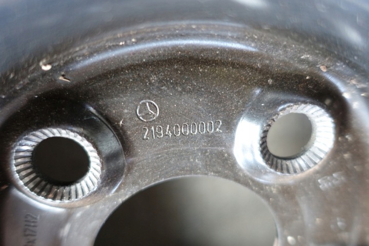MERCEDES W211 KOLO RÉGLAGE 17 PNEU DE SECOURS W219 2194000002