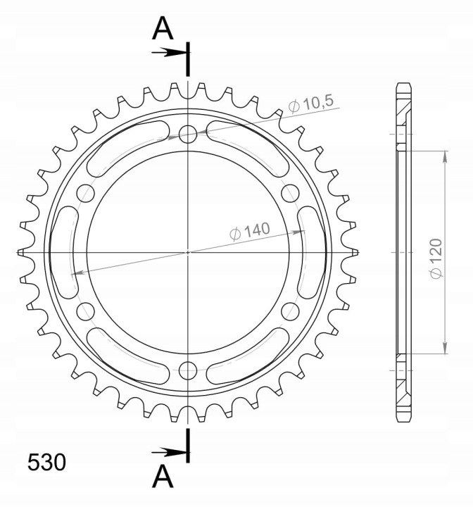 ENGRENAGE SUPERSPROX 38 SUZUKI TL1000 GSX-R 750 1300