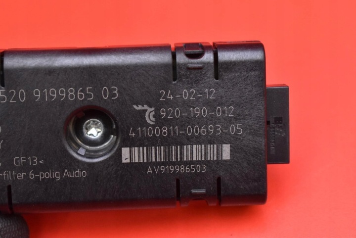 AMPLIFICATEUR ANTENNES 9199865 BMW F10 F11 09-13