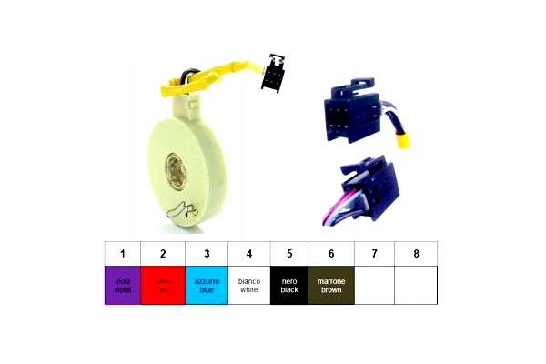 MEAT DORIA SENSOR GIRO RUEDAS VOLANTE FIAT PUNTO FORD EE.UU. ESCAPE 