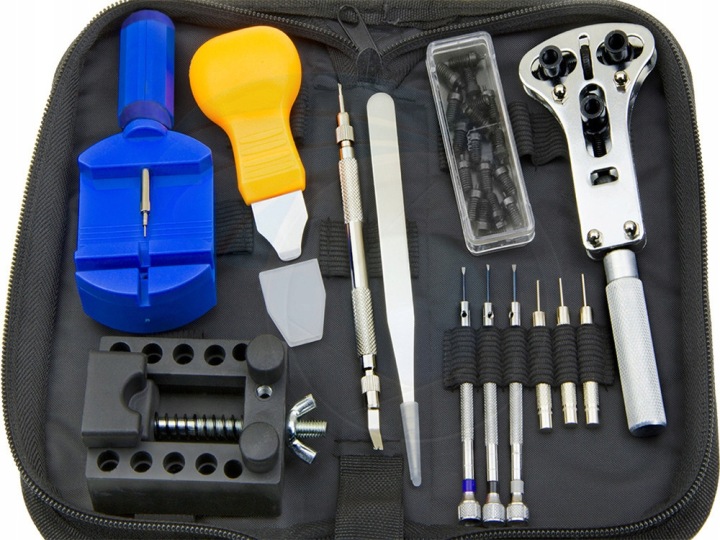 KIT ZEGARMISTRZOWSKI OUTILS RÉPARATION ZEGARKOW