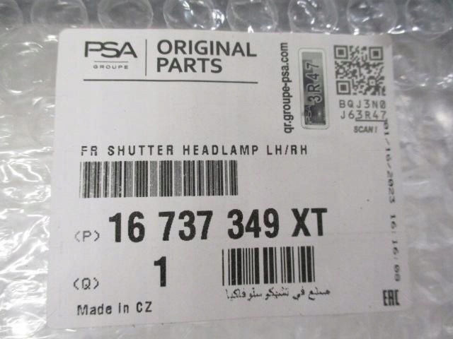 CITROEN C3 III LIFT CHÂSSIS PHARES GAUCHE NEUF ORIGINALE
