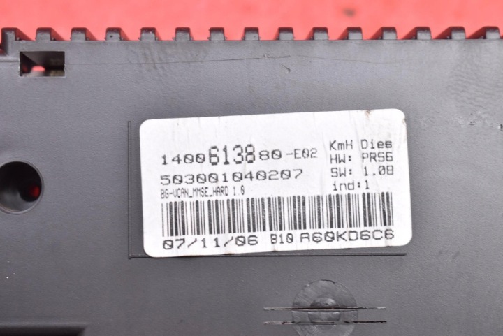 COMPTEUR TABLEAU DE BORD EUROPE 1400613880 CITROEN C8 1 I 2.0 HDI 136 KM 02-08