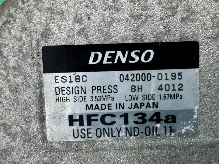 COMPRESSEUR DE CLIMATISATION 042000-0195 TOYOTA PRIUS 2 II XW20 1.5 HYBRID 03-09