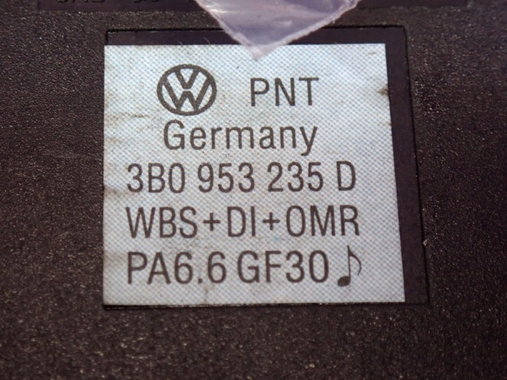 VW PASSAT B5 00-05 LIFT COMMUTATEUR D'URGENCE 3B0953235D 7 GOUPILLE