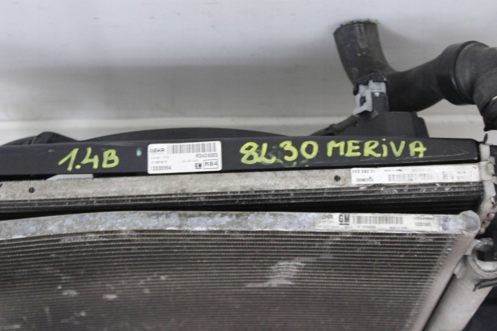 RADIATEURS VENTILATEUR ENSEMBLE RADIATEURS OPEL MERIVA B 2010R- 1.4 B