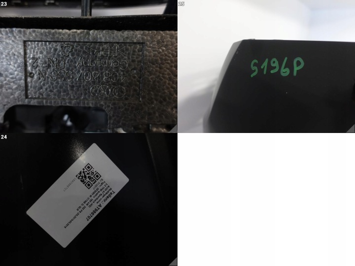 AUDI A7 4G8 C7 LIFT 14-18 ORDINAIRE PARE-CHOCS AVANT COULEUR 0E0E (4XPDC/SPRYSK)