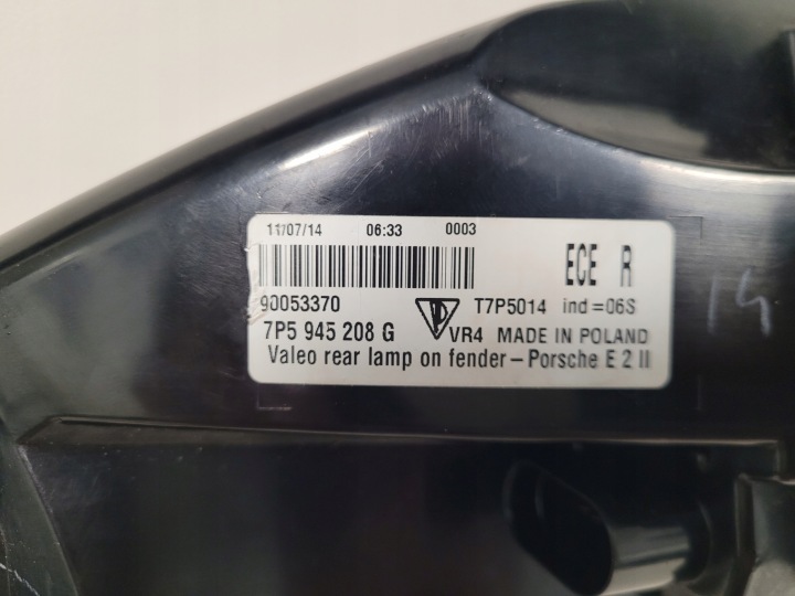 PORSCHE CAYENNE 7P5 LIFT PHARE LED DROITE ARRIÈRE ARRIÈRE 7P5945208G 7P5945308F