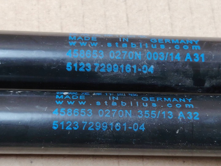 2014 BMW I3 SERVOMOTEUR CAPOTS 729916104