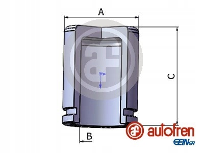 PISTON VERS ÉTRIER AUTOFREN SEINSA D025316 P575203 NABCO 57MM