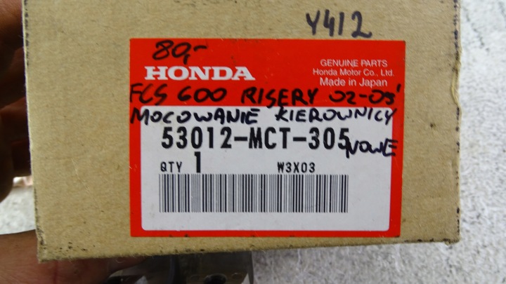 P68 HONDA FJS 600 SILVERWING RISERY PODWYZSZENIA CAOUTCHOUC 53012-MCT-305