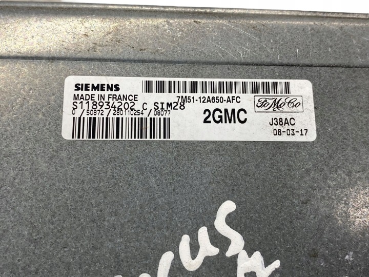 FORD FOCUS 2008 CONTRÔLEUR MODULE ECU