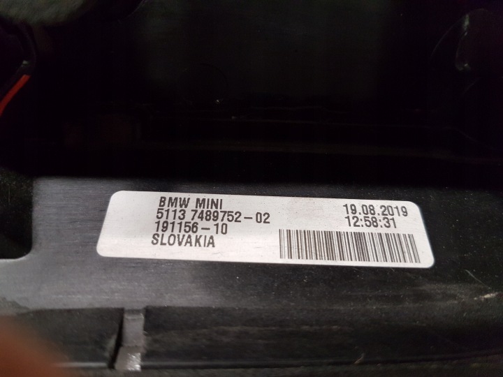 CACHE COUVERCLES DE COFFRE MINI COOPER F55 F56 F57 2014- 7489752